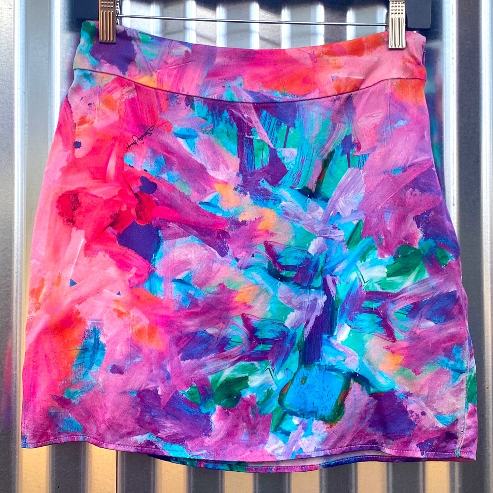 HeARTfelt 100% Silk Mini Skirt